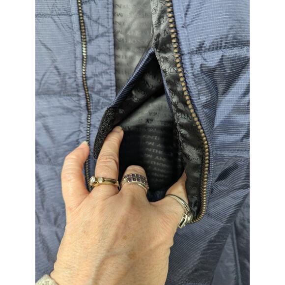 Marc Anthony Puffer Vest Jacket MENS SIZE LARGE navy full zip poly fill classic - Picture 6 of 13